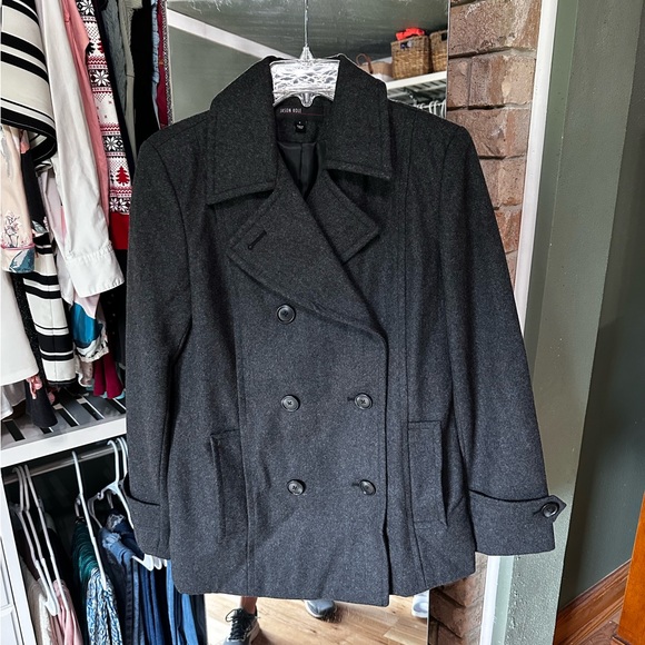 Dark Grey Peacoat - Picture 1 of 3